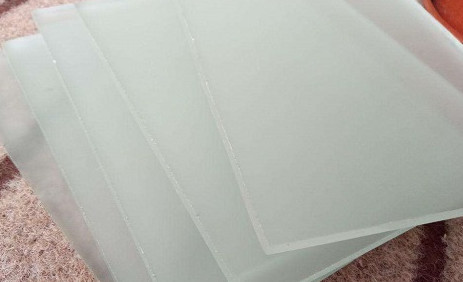 3mm 4mm Acid Etched Tempered Glass Figured Frosted Glass Used For Bathroom Doors