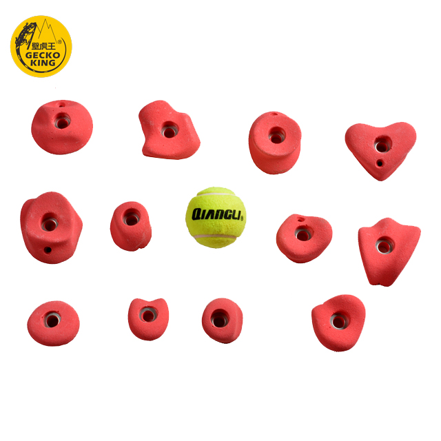 Max Capacity 100-500kg Climbing Bouldering Wall Holds for 6-55 Years Age Group Supply