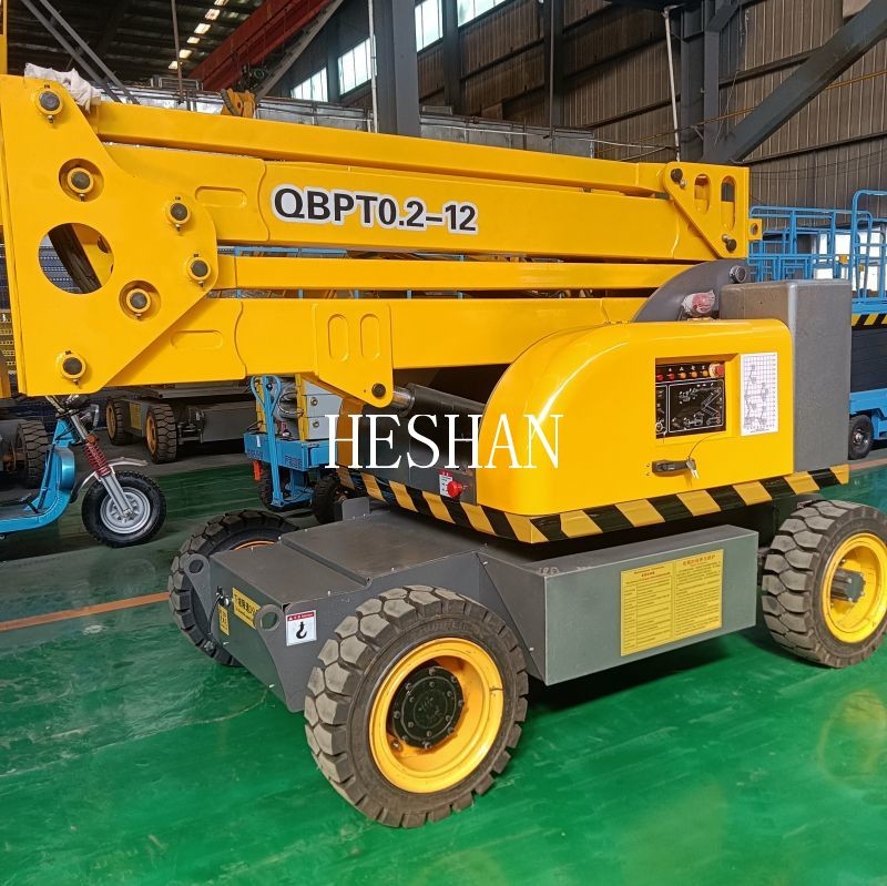 Aerial Articulated Boom Lift Self Propelled Electric Hydraulic Cherry Picker