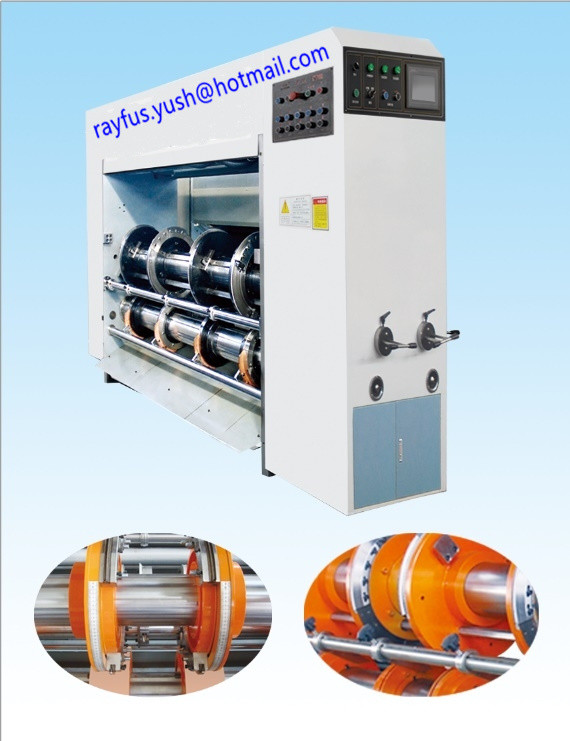 High Speed Flexo Printing Machine For Corrugated Carton Lead Edge Feeding