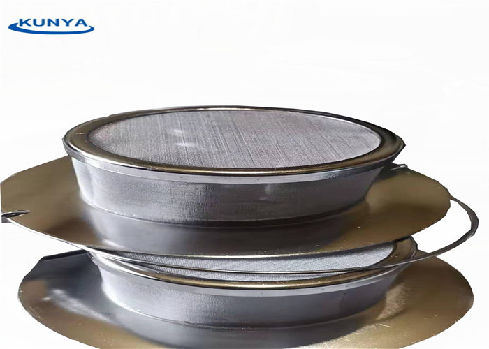 Fine Stainless Steel Wire Mesh 5mm Frame Sintered Filter Disc Metal Hastelloy