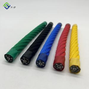 China 6*8 IWRC Combination Wire Rope 16mm Playground PP Polypropylene wholesale