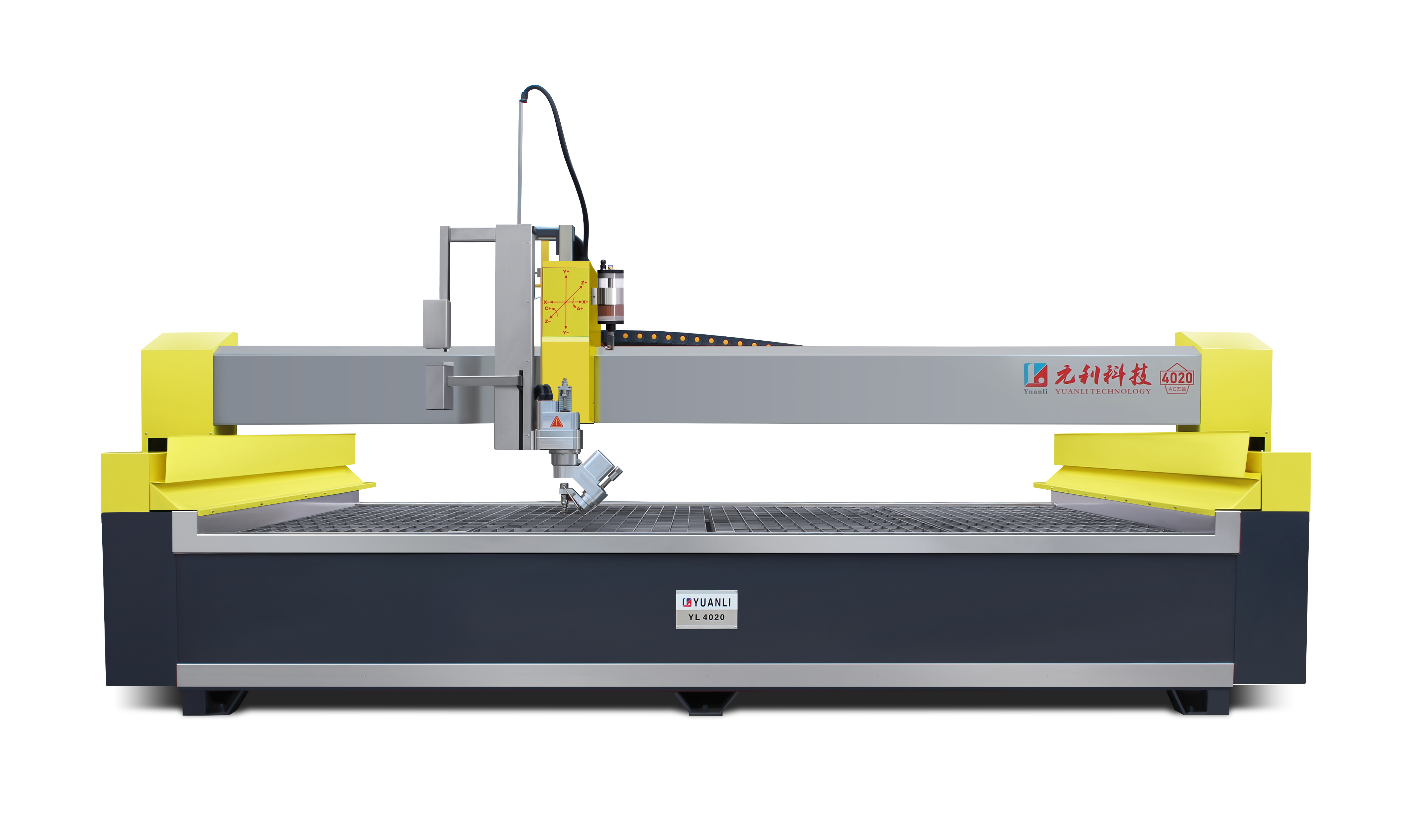 Multifunction Ceramic 5 Axis Cutting Machine CNC 3D Water Jet Cutting Machine