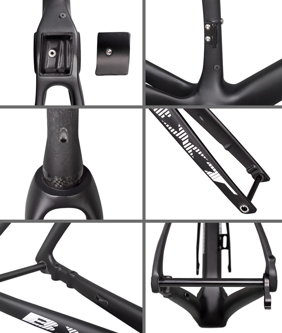 Carbon Fiber Road Bike Frame 700C Lightweight Road Bike Frame