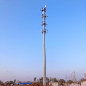 China Mobile Phone Communication 35M Steel Monopole Tower wholesale