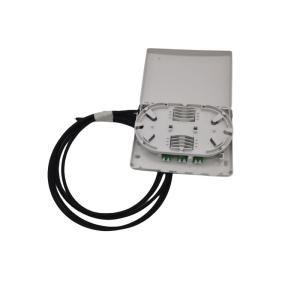 China Black Fiber Termination Boxes Square Design 6 Ports Available wholesale
