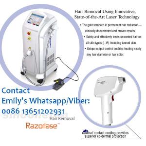 China high quality 808nm Diode Laser Hair Removal beauty equipment&amp;machine wholesale