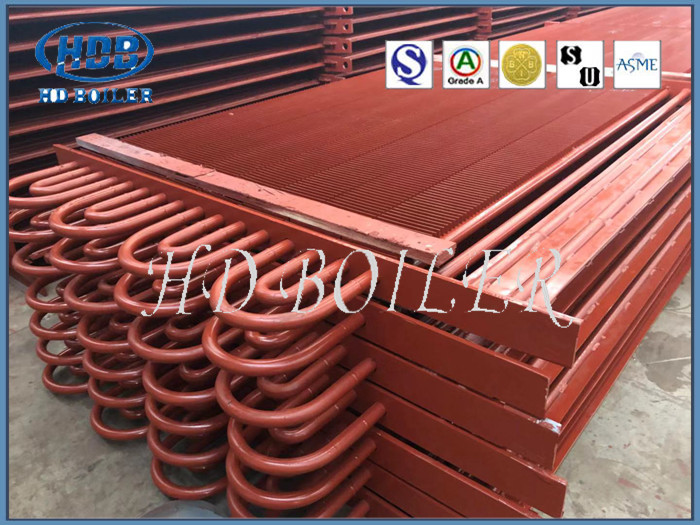 Boiler Economizer with Fin Tubes , Steel Economizer For Boilers of Natural Circulation