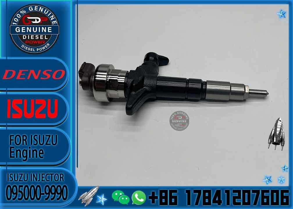 New diesel fuel injector truck engine spare parts 095000-9990 for ISUZU 4JJ1 injector diesel