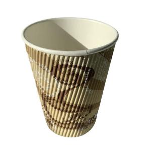 China Water Based Lining 12 Oz Paper Cups Custom Printed Disposable Coffee Cups wholesale
