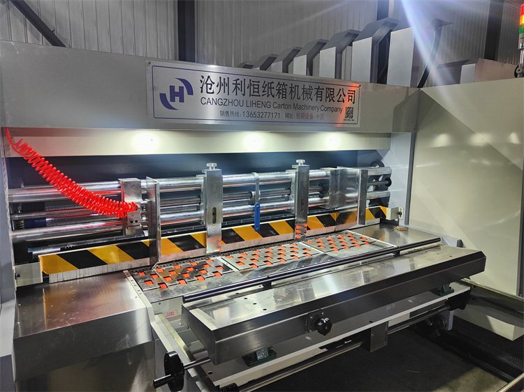 220V Corrugated Carton Box Flexo Printer Cardboard Printing Die Cutting Machine With Slotter And Die-cutter