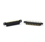 Male Female Pogo Pin Connector 9Pin 2.54Mm Pitch Connector Right Angle
