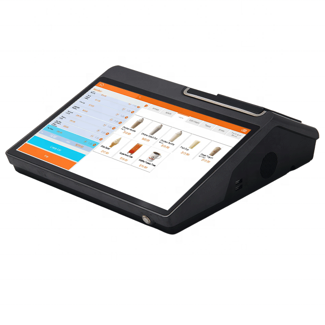 11.6/12.5 inch Android POS Device With Receipt Printer And LED-8/VFD/5"HD 2nd Display