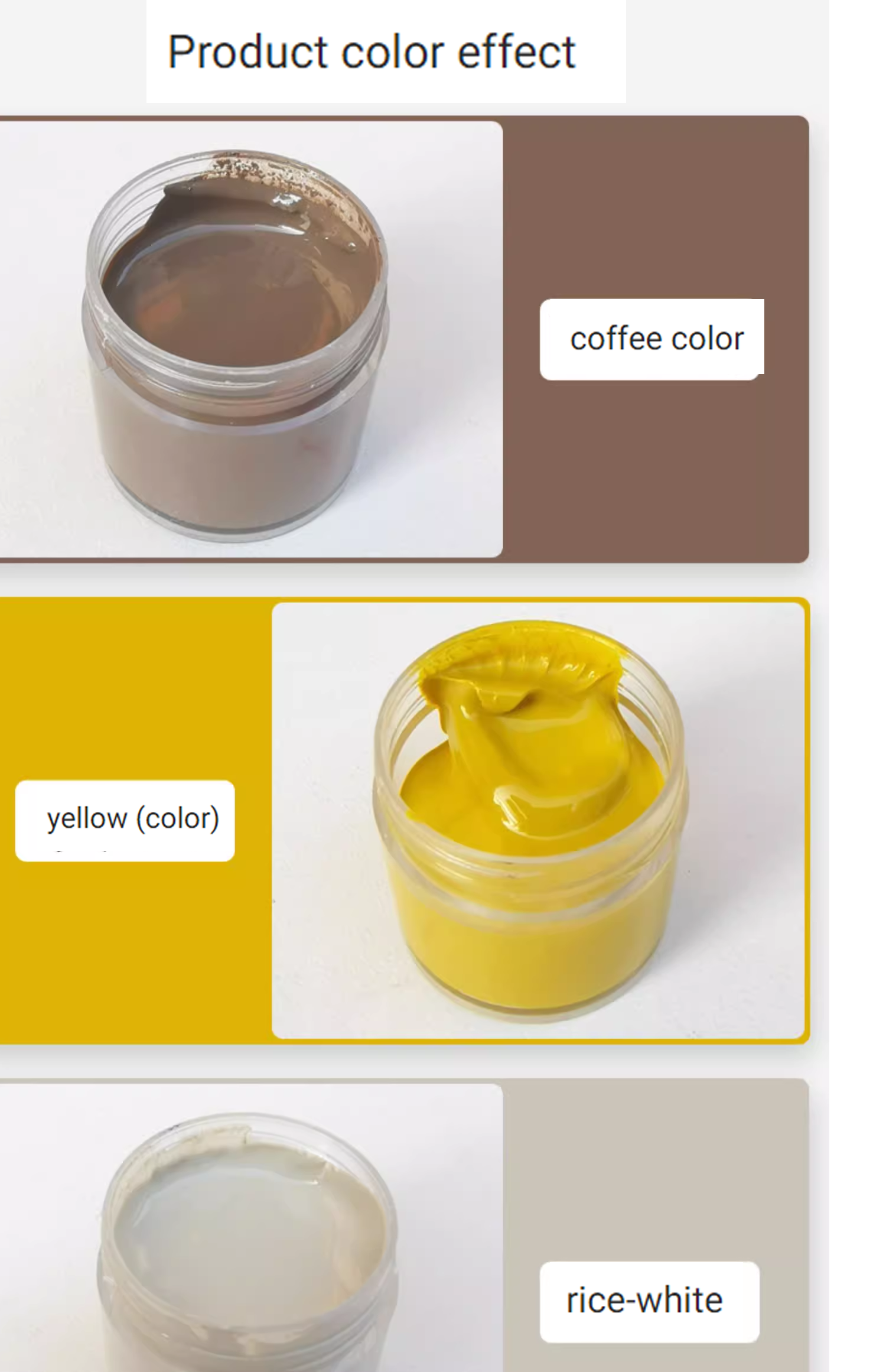 Customized Eco Friendly Epoxy Resin Pigment Paste For Marble Adhesive Color Mixing