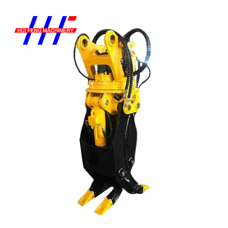 Excavator Hydraulic Grapple Log 1360mm 360 Degree Forest Timber Wood