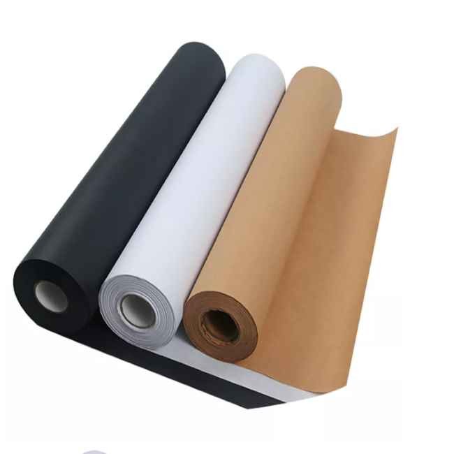 Sustainable 500m Smooth Kraft Wrapping Paper For Carton Box Packaging