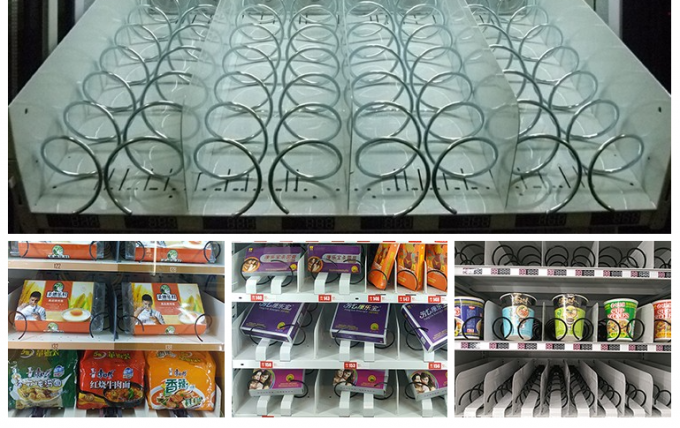 Micron WM22T Salad Jar Canned Bottle Protein Beverage Vending Machine Dimension 2130*830*1930