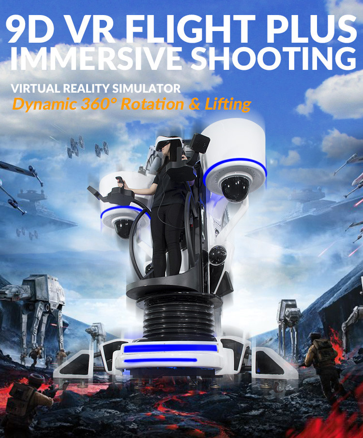 Screaming Cinema Flight Virtual Reality Simulator Large Angle 12 Months Warranty