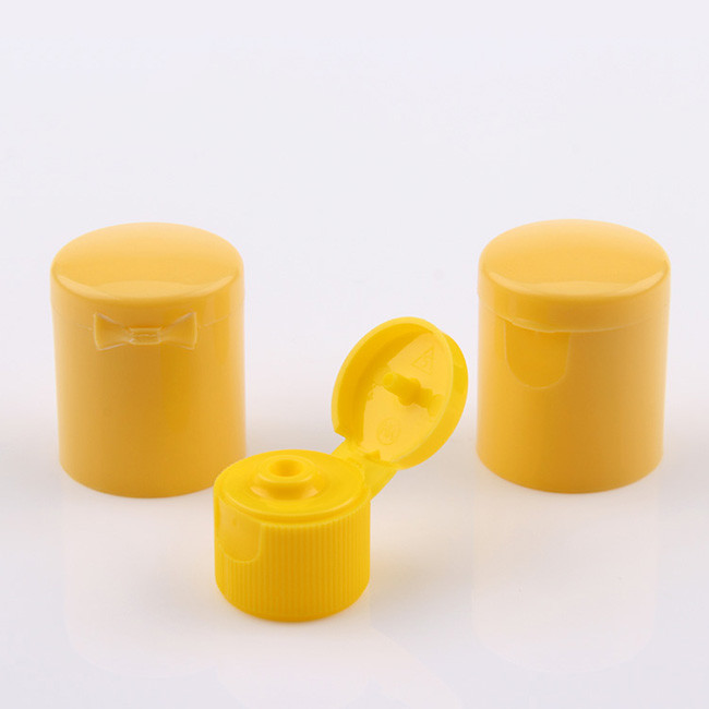 Customized Colors Flip Top Dispensing Caps Universal Shampoo Bottle Cap