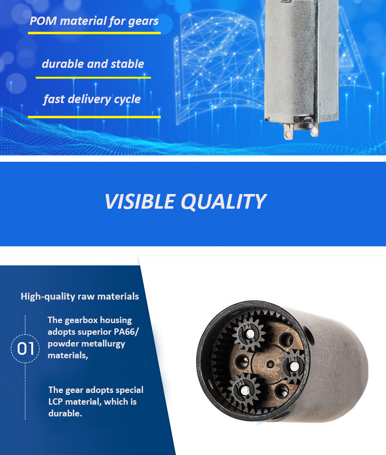 LCP 200mA Planetary Gear Reducer Motor 5G Antenna Gear Reducer Motor