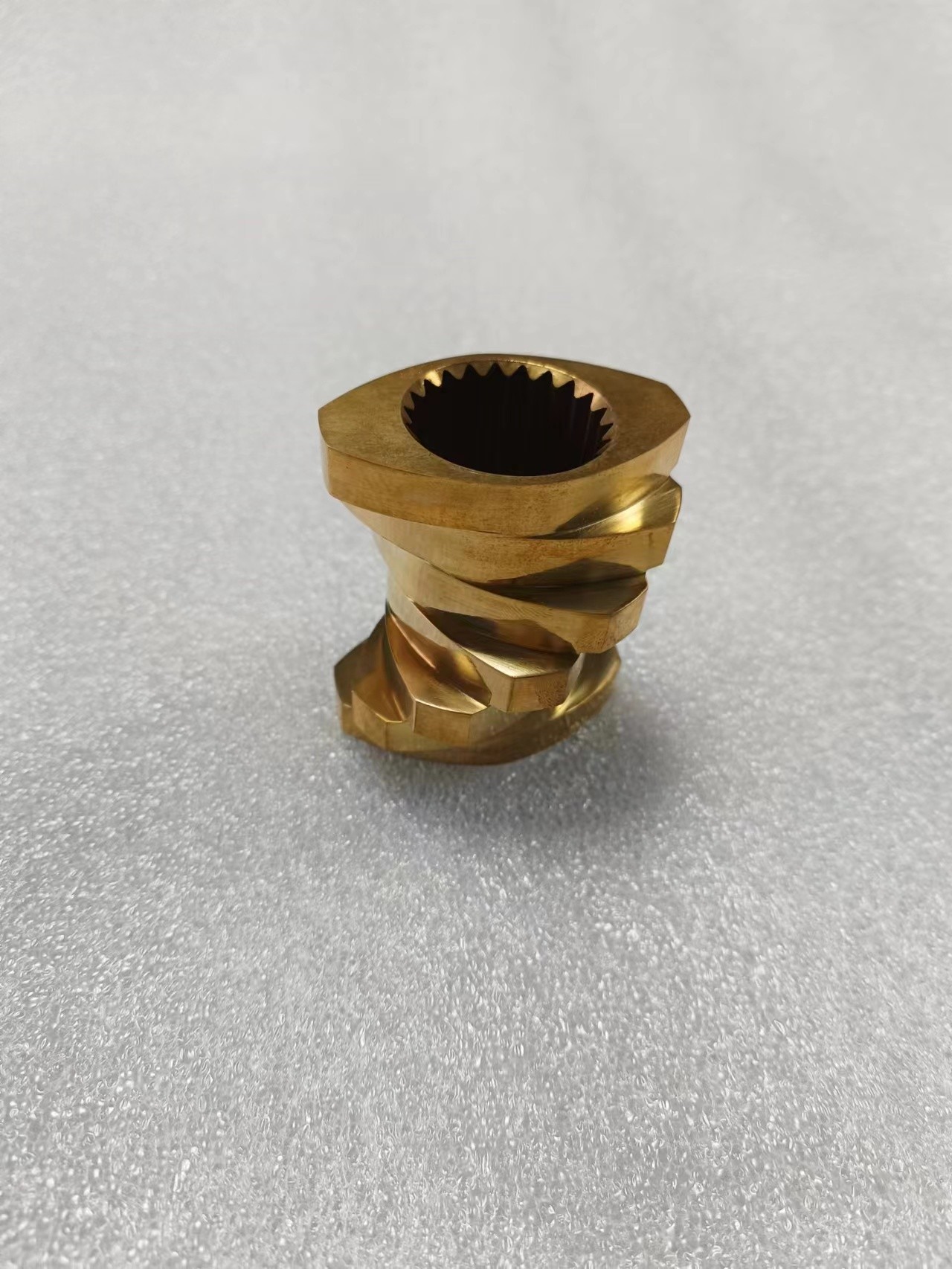 Brass Twin Screw Extruder Parts Kneading Blocks For Special Usage