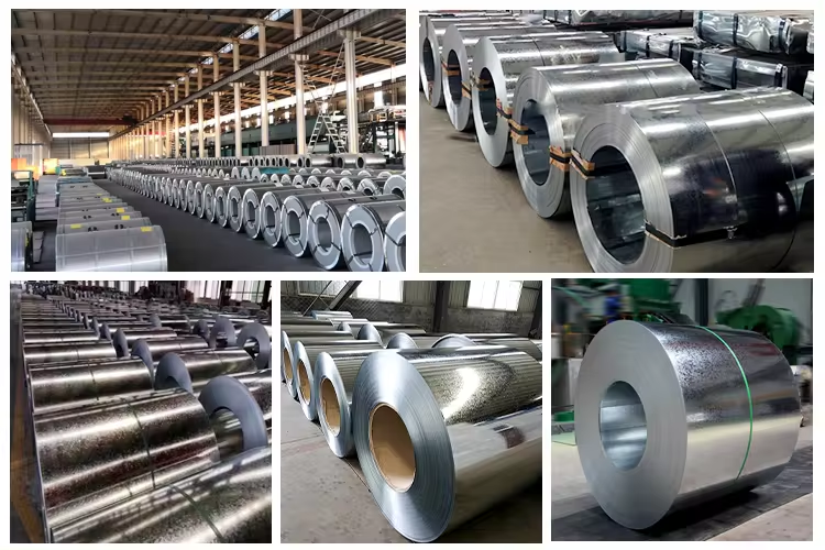Galvanized Steel Coils/Rolls DX51D Z275 Z350 0.2mm Thickness PPGI Color Coated Corrugated Roofing Steel Sheet