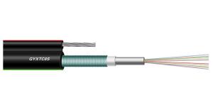 China G652D Outdoor 72 Core Fiber Optic Cable , GYXTC8S Figure 8 Fiber Optic Cable wholesale