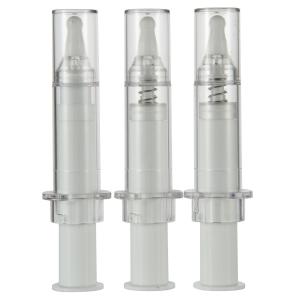 China 5ml/10ml/14ml/20ml Syringe Bottle Syringe Design Airless Eye Cream Bottle for Fashion wholesale