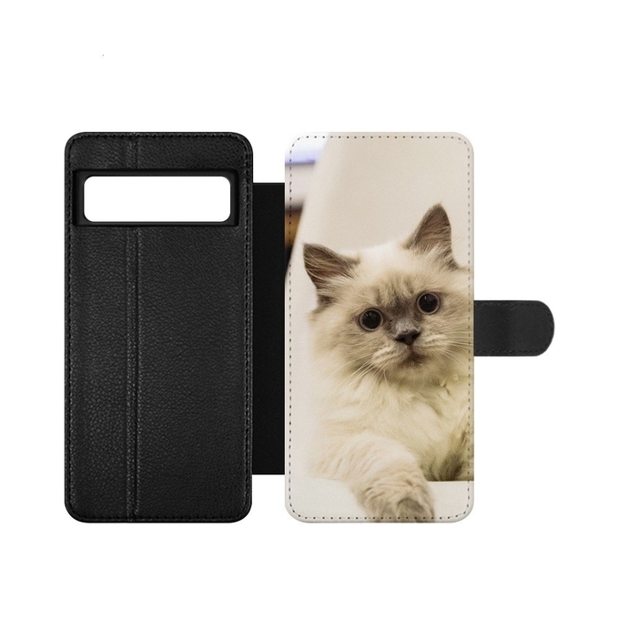 Sublimation Blanks Flip Phone Cases For Google 8 9 Pro Sublimation Leather Flip Wallet Moible Case