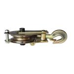 Round Eye Type 3T Three Wheels Wire Rope Pulley Blocks Made of Steel