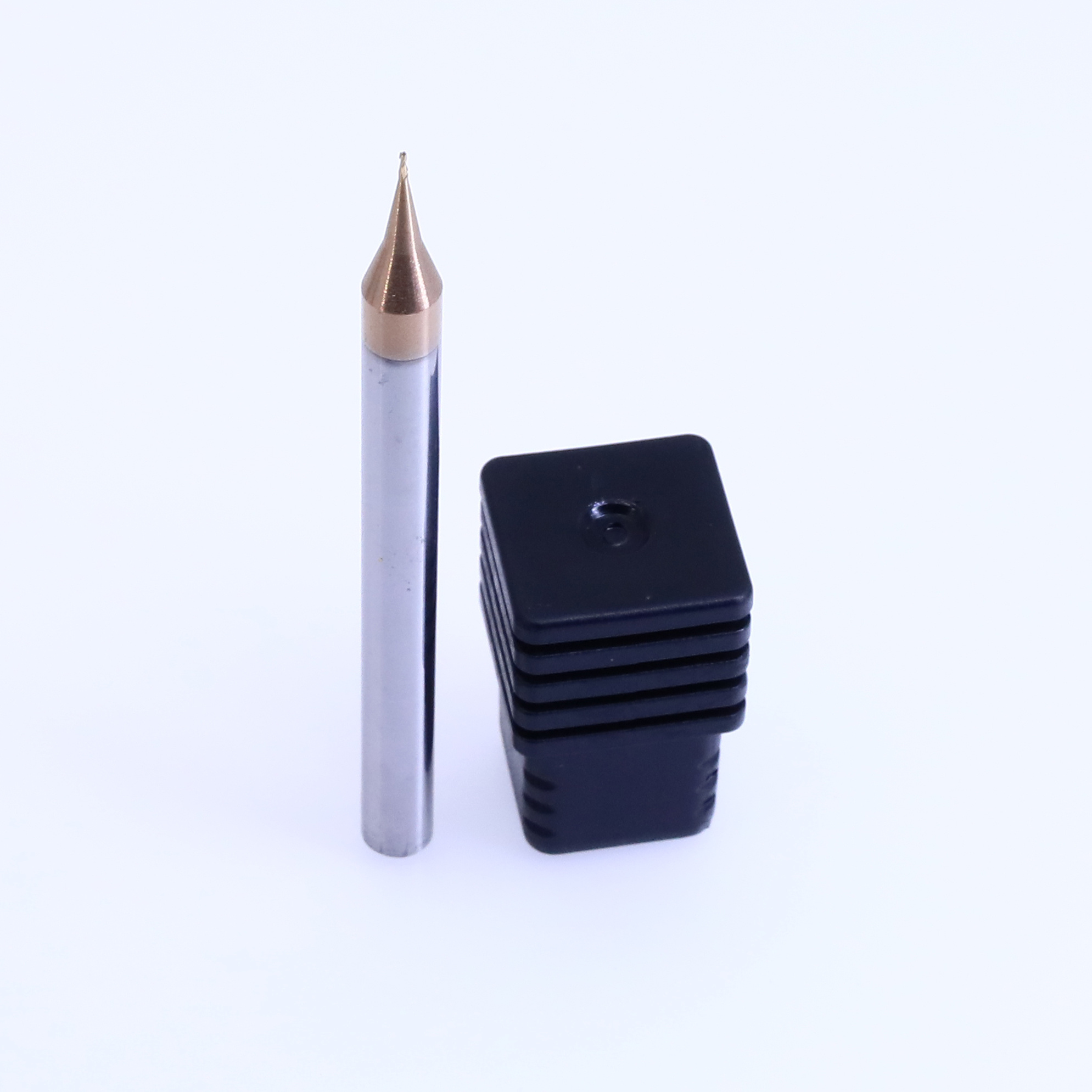 Solid Carbide Micro Cutting Diameter Medical Industry 2 Flutes Ball Nose End Mill