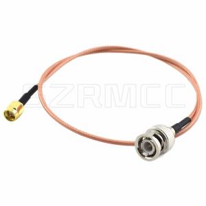 China BNC Male to SMA Male Connector RF Coaxial Cable , RG316 Antenna Extension Cable wholesale