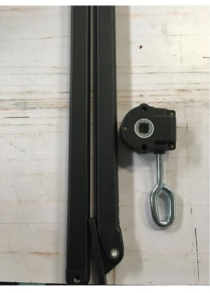 1.4m Aluminium Drop Arm Window Awning Light Retractable Awning