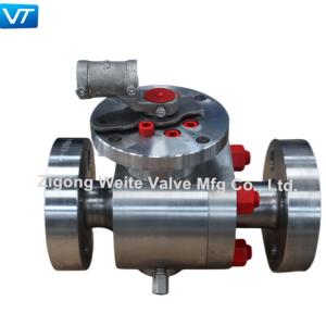 China Industrial Duplex F51 Stainless Steel Flanged Ball Valve 1In wholesale