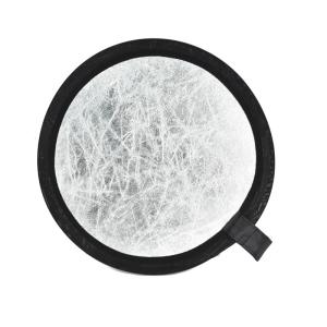 China 12 Inch 30cm Silver White Round Collapsible Light Reflector For Outdoor Lighting wholesale
