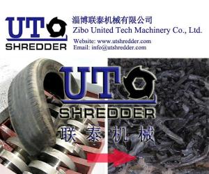 China hot sale - Car/ truck tyre crushing machine, waste tire shredder, double shaft shredder, high efficiency, low noise wholesale