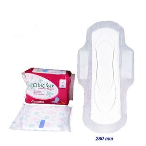 China White Antimicrobial Pure Cotton Sanitary Napkins Disposable Daily Use Pads wholesale