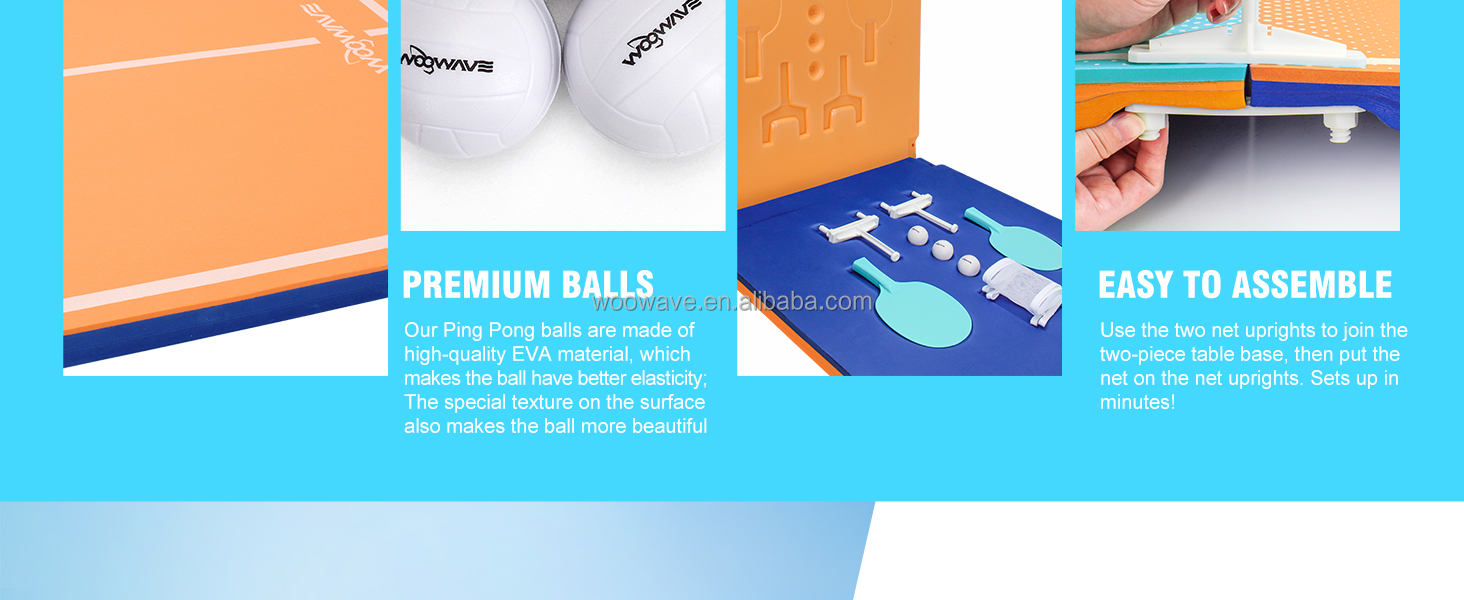 Enjoy Fun in the Sun with Water Floating Table Tennis Table Size 56*28*1.37inch Green