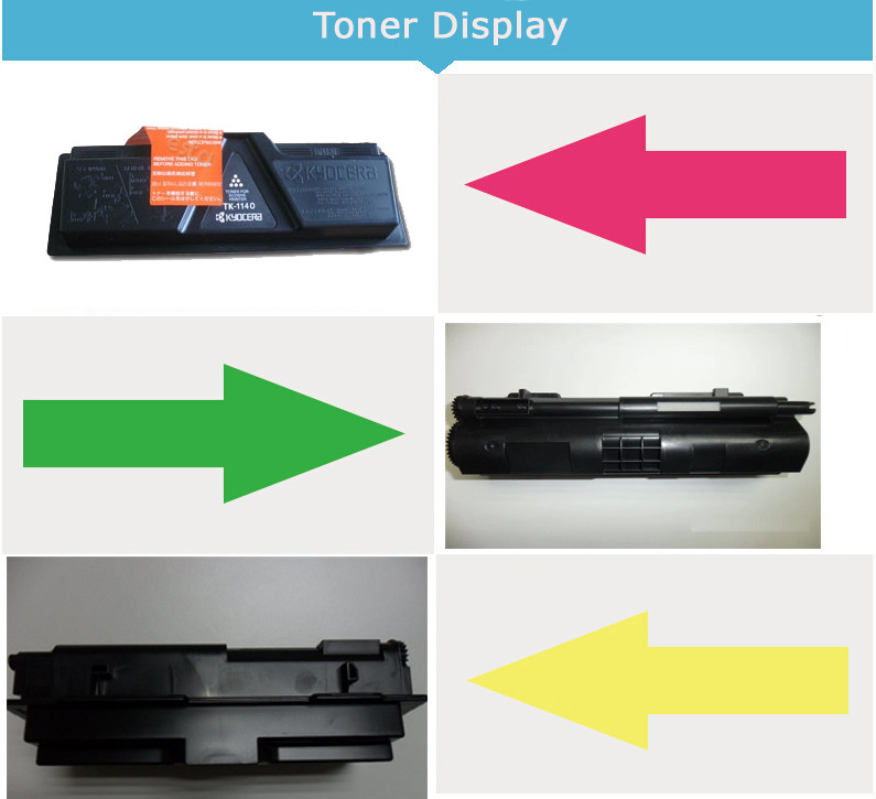 Black TK - 1140 Kyocera Ecosys Toner Compatible Kyocera ECOSYS M2035dn