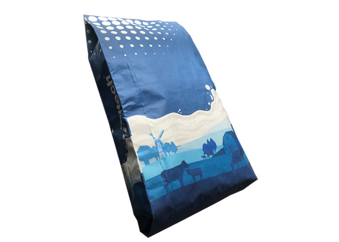 20kg 30kg 50kg Heat Sealed Paper Bags Food Grade Rice Packaging