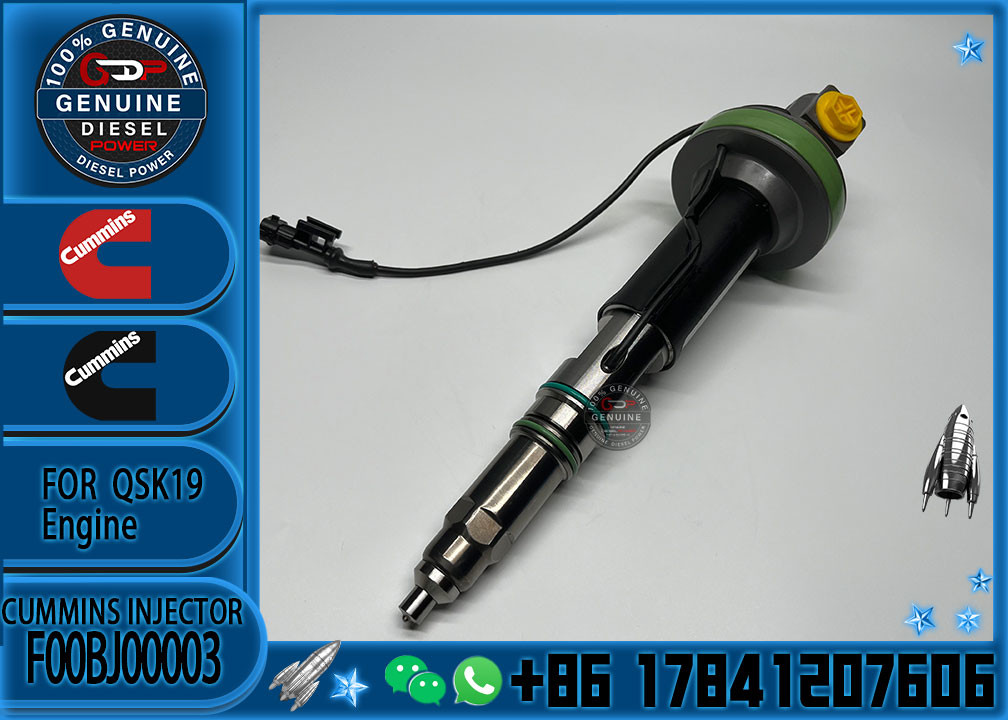 Real Fuel Injector Assembly F00BJ00003 For Cummins Engine QSK19 Series