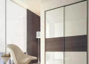 China Various Colors Lacobel Painted Glass 8mm Thickness For Wardrobe Sliding Door wholesale