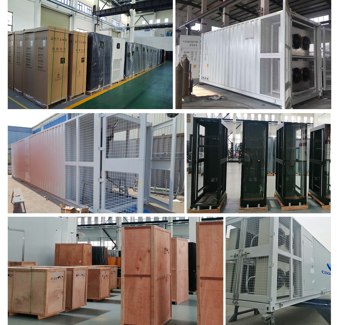 Low PUE Container Data Center With Accommodate High Density Computing Equipment 5
