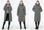 Zipper Closure Woman Winter Coat Long Girls Winter Jacket 63 - 66cm Sleeve