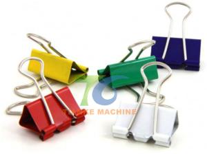 China Mechanical Metal Paper 0.8mm Binder Clip Making Machine wholesale