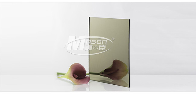 5mm 1220 X 1830mm Plastic Mirror Sheet Gold Silver One Side PMMA