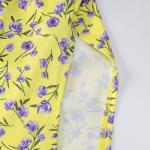 OEM maufactory European and American printed flower sleeveless sling long skirt