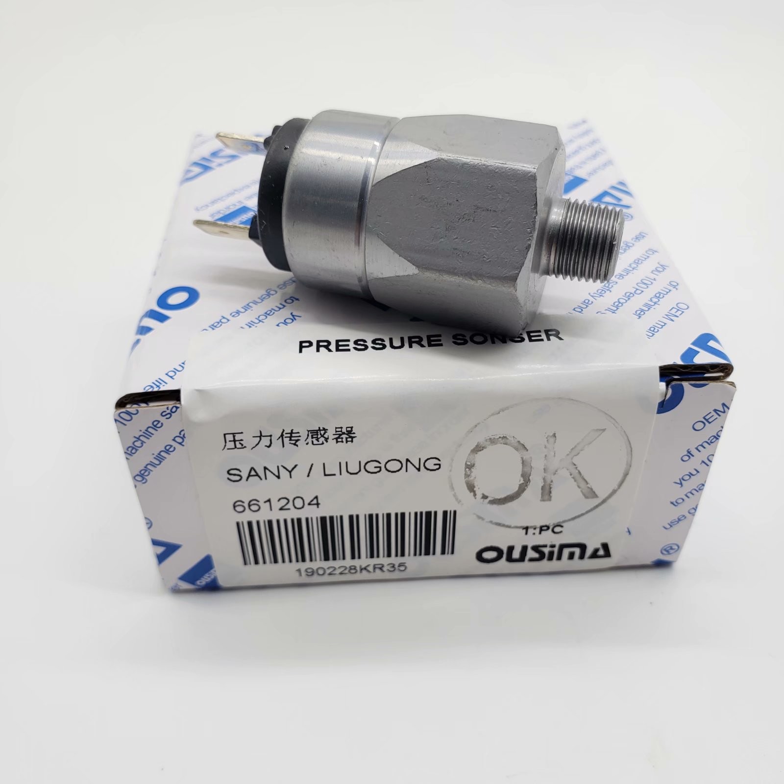 OUSIMA Excavator Part Sensor 661204 Excavator Accessories For LIUGONG