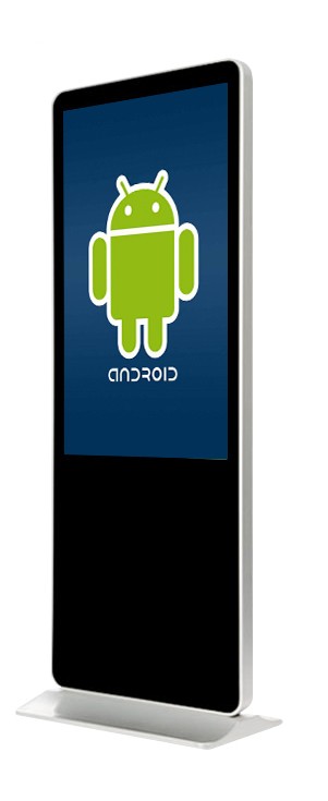 49" 50" inch Ground stand LCD LED WIFI Signage with Android OS
