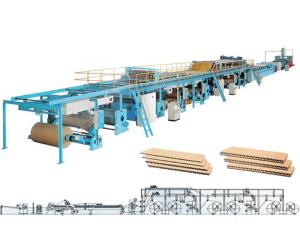 China Electric E Flute 5 Ply Corrugated Board Production Line Automatic Cardboard wholesale